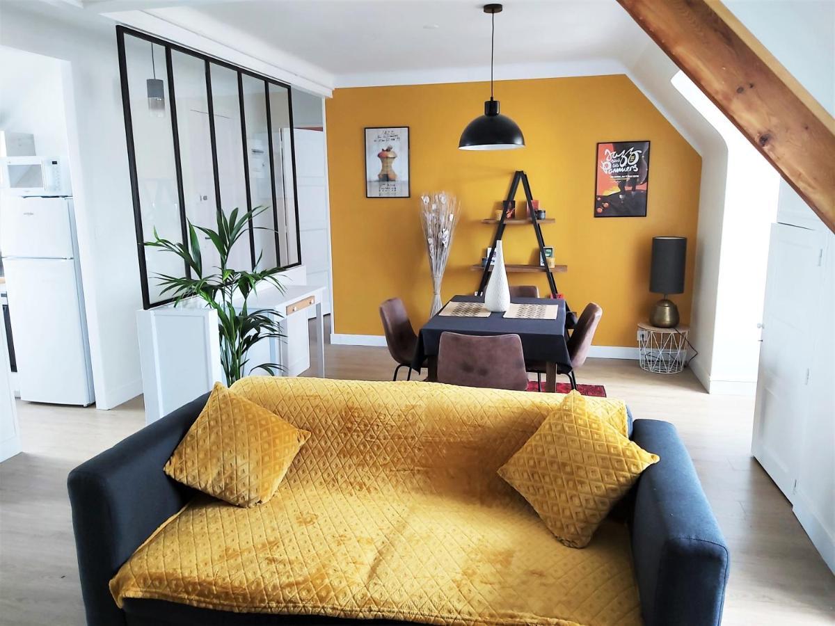 "Un Air De Jazz" Appartement T2 En Plein Centre-Ville Renove 쿠탕스 외부 사진